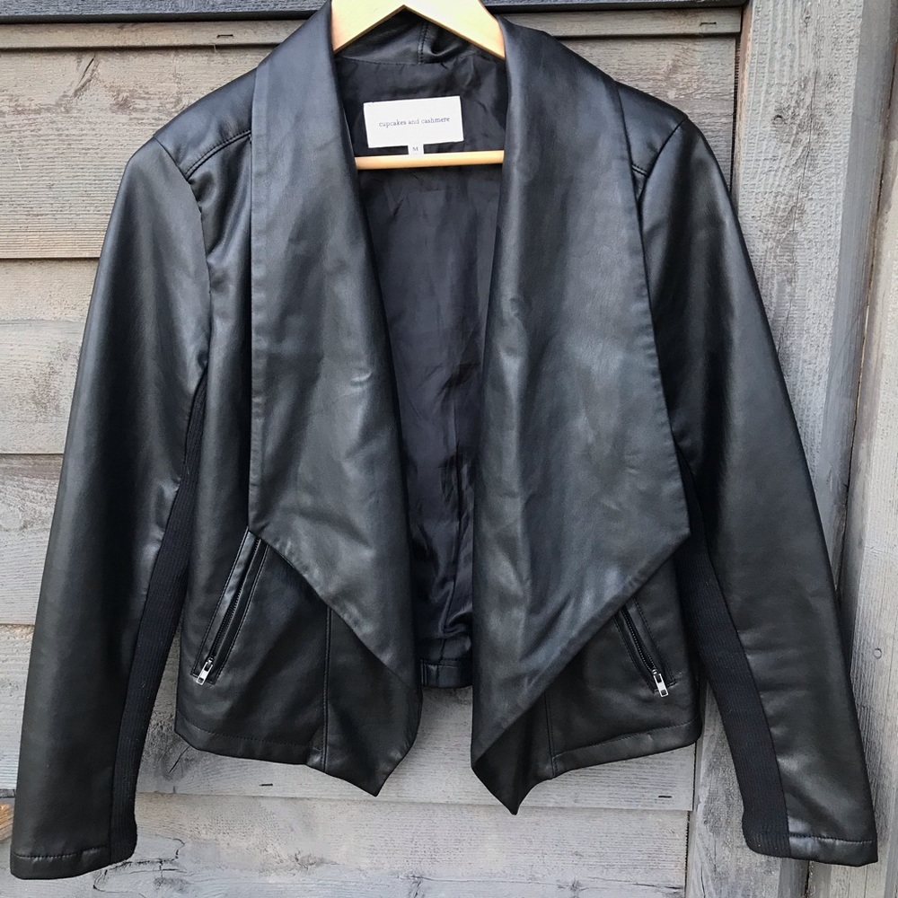cupcakes & cashmere - “Leather” Jacket - M